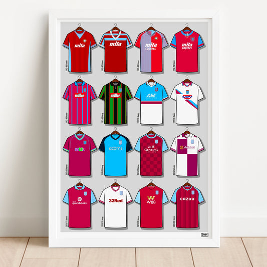 Aston Villa Shirts Print
