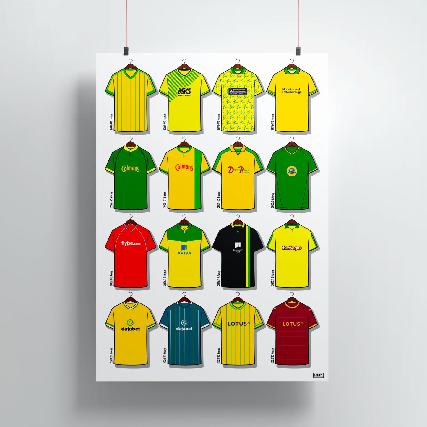Norwich Shirts Print