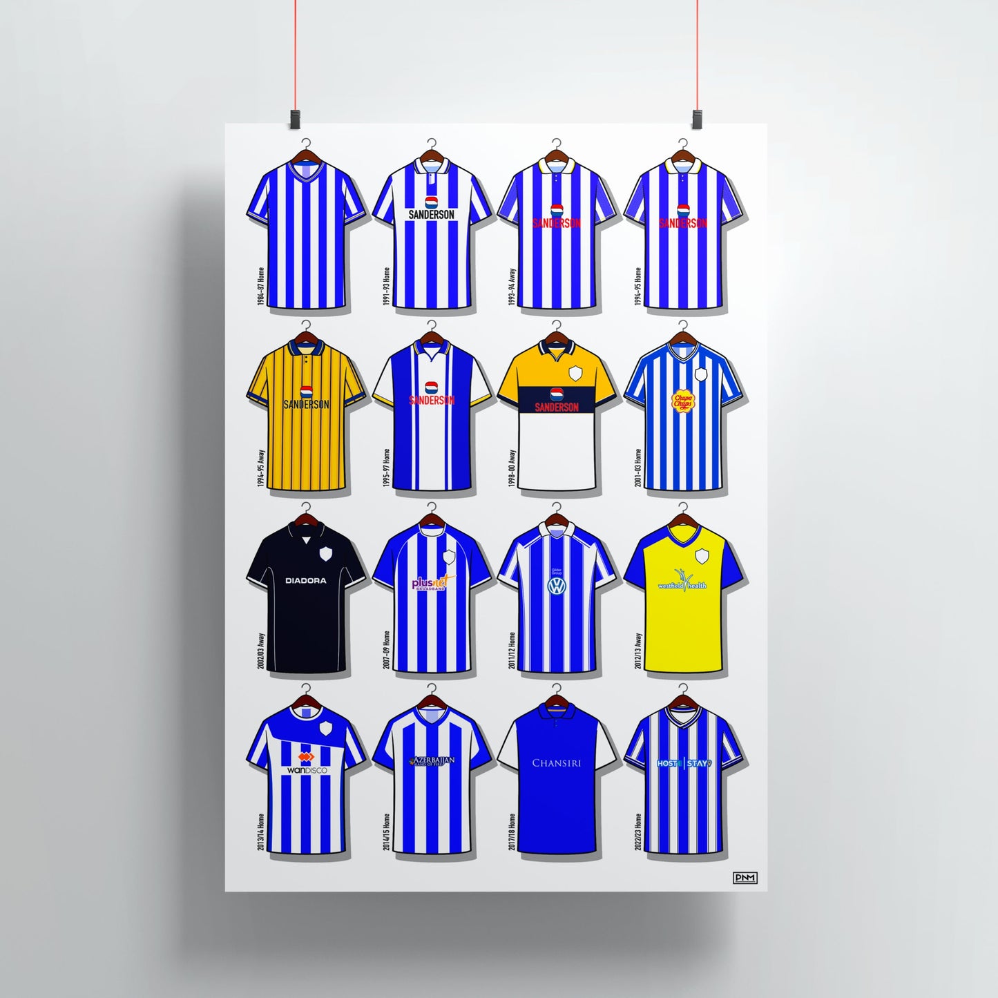 Sheffield Wednesday Shirts Print