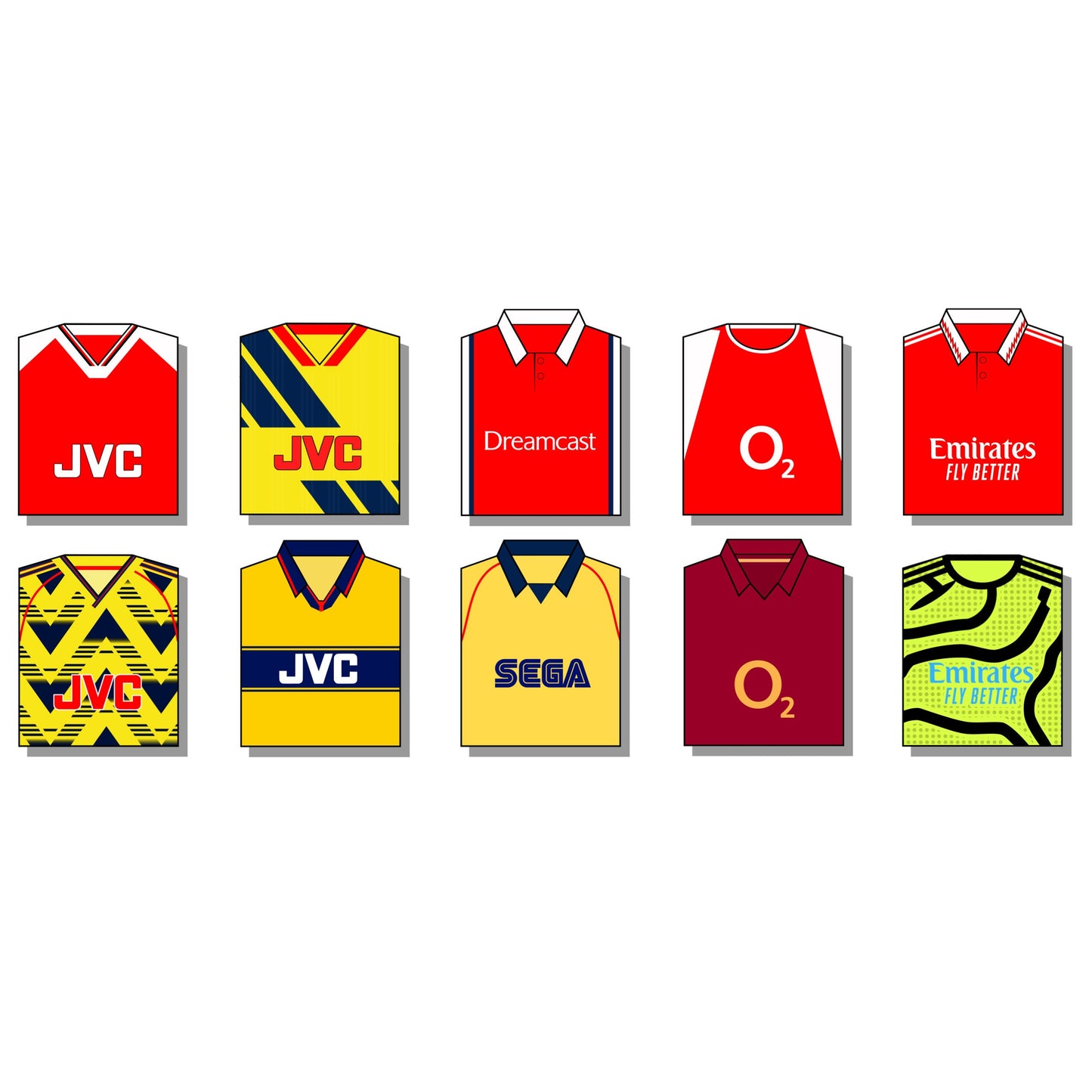 Arsenal Shirts Mug
