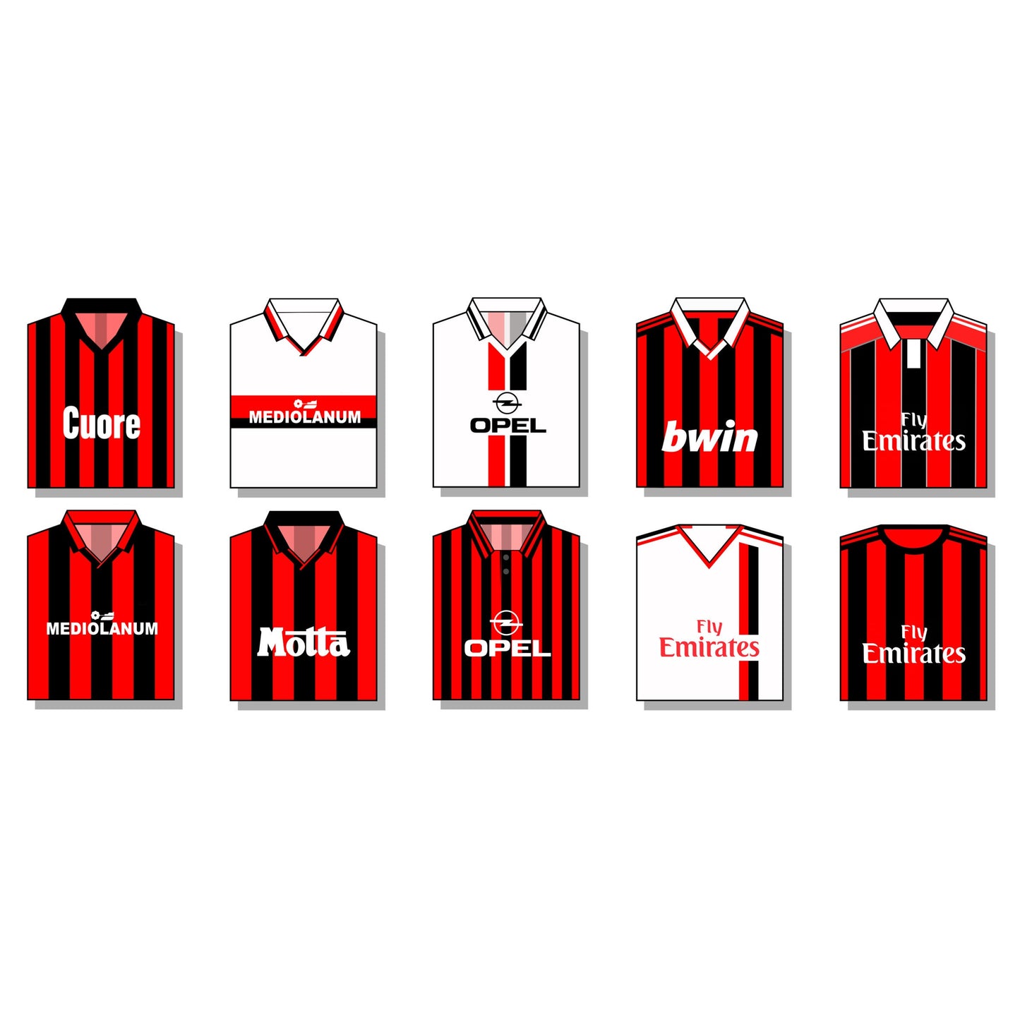 AC Milan Shirts Mug