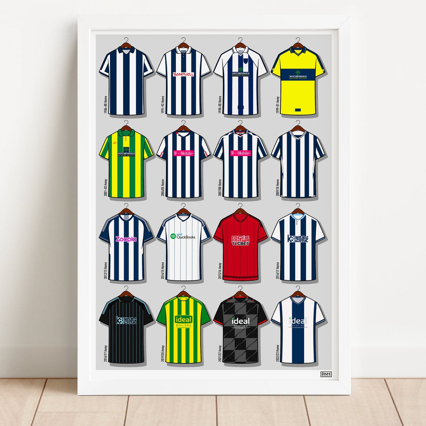 West Bromich Albion Shirts Print - WBA