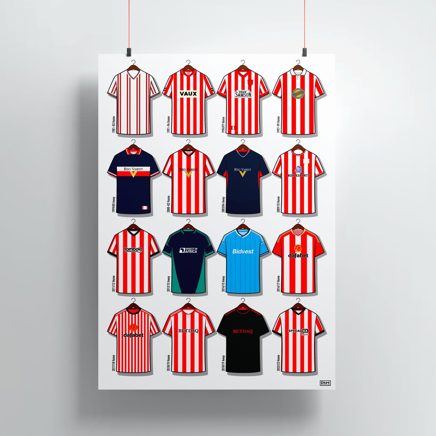 Sunderland Shirts Print