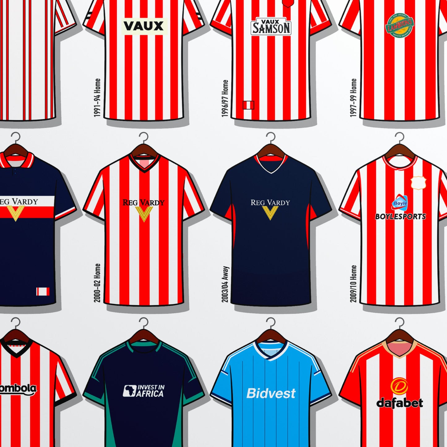Sunderland Shirts Print