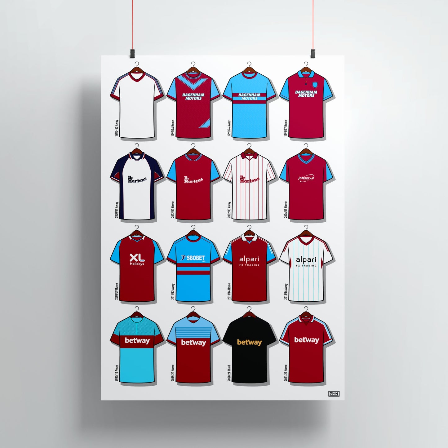 West Ham Shirts Print