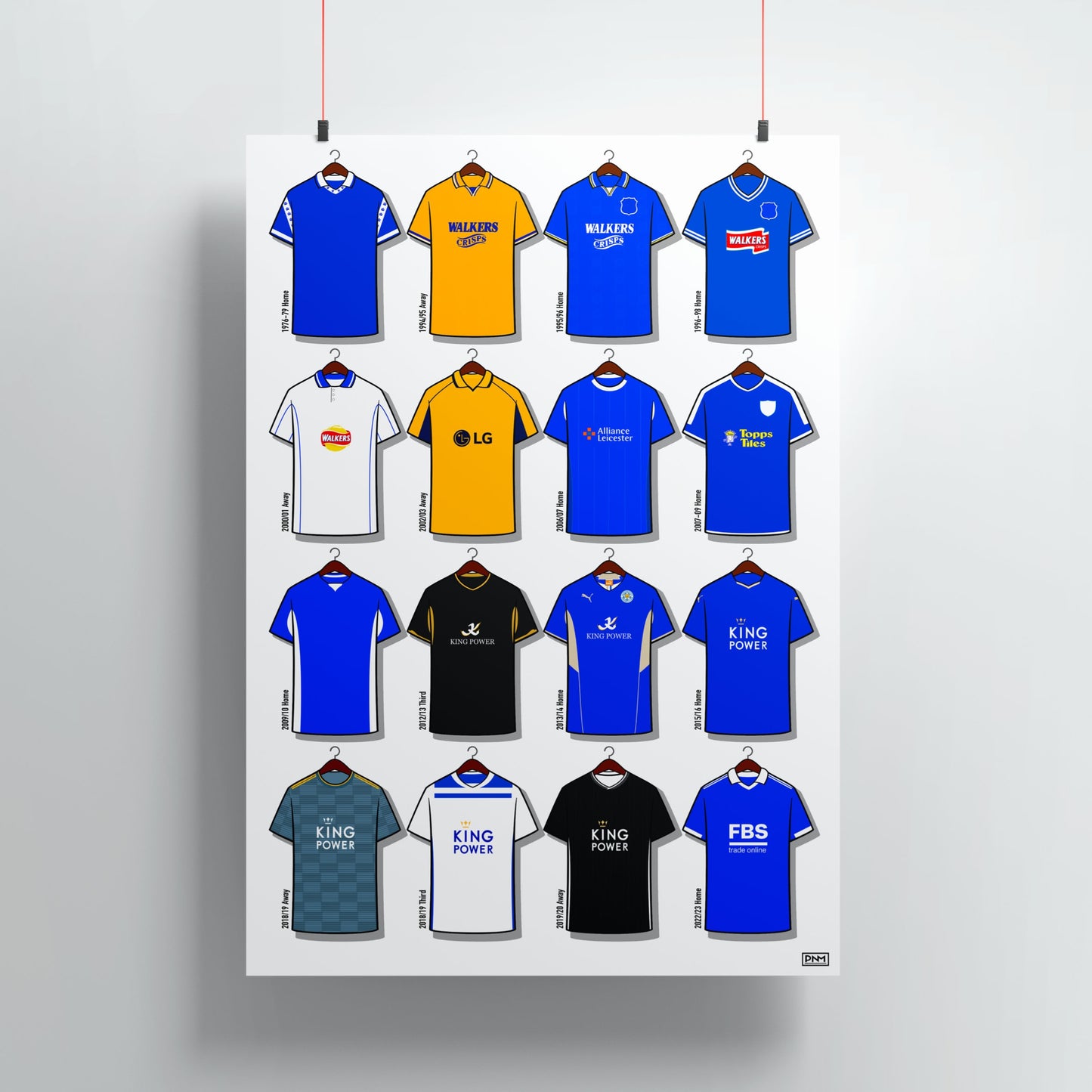 Leicester City Shirts Print