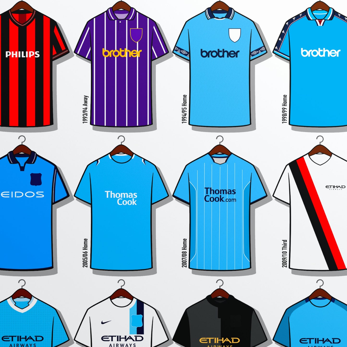 Man City Shirts Print