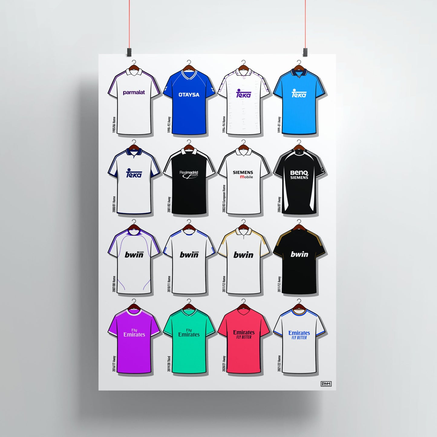 Real Madrid Shirts Print