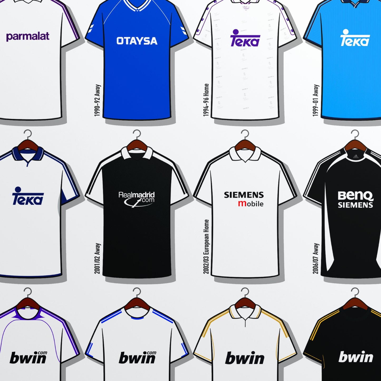 Real Madrid Shirts Print