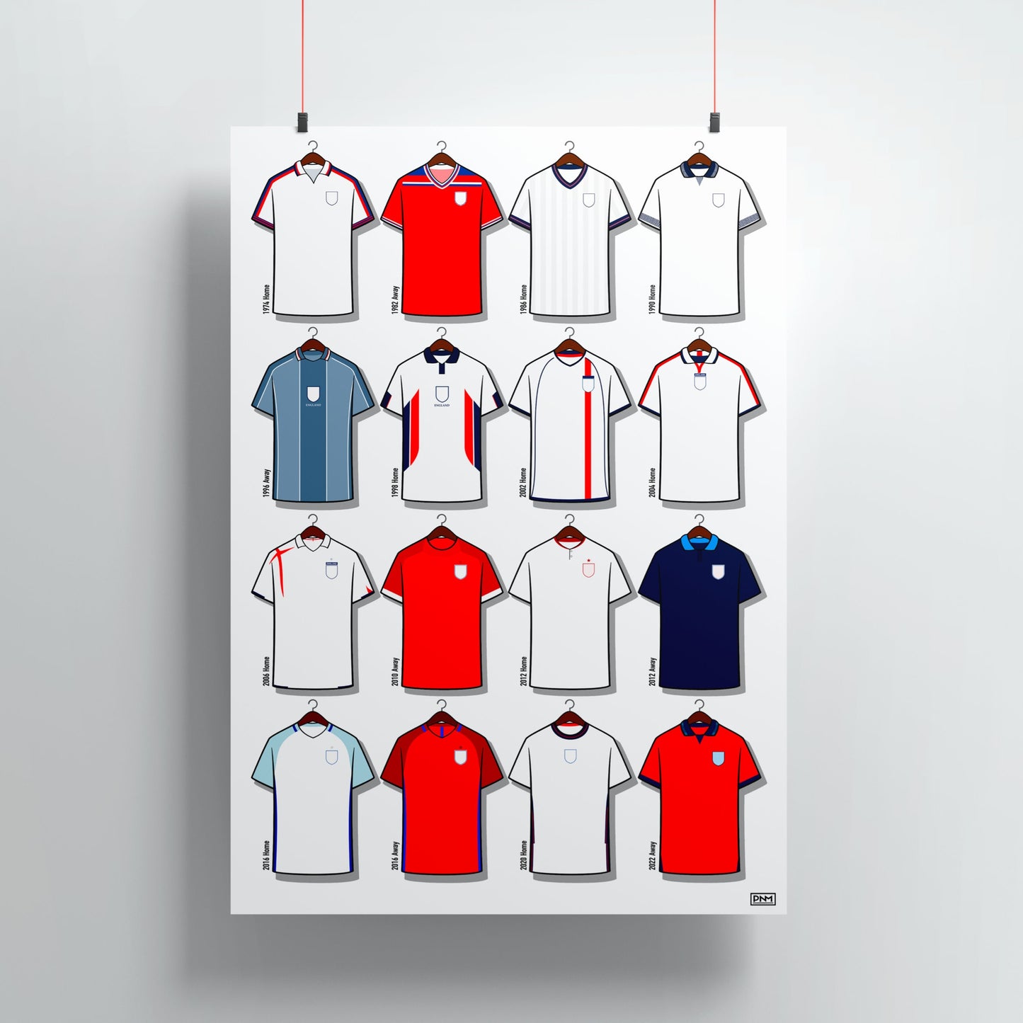 England Shirts Print