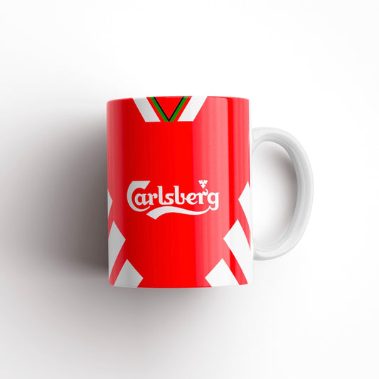 Personalised Retro Liverpool Mug - Any Name and Number