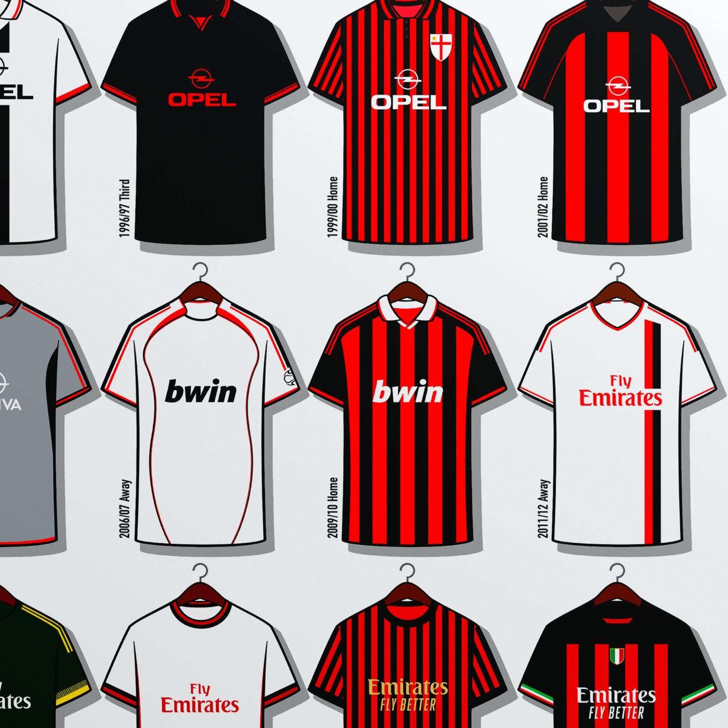 AC Milan Shirts Print