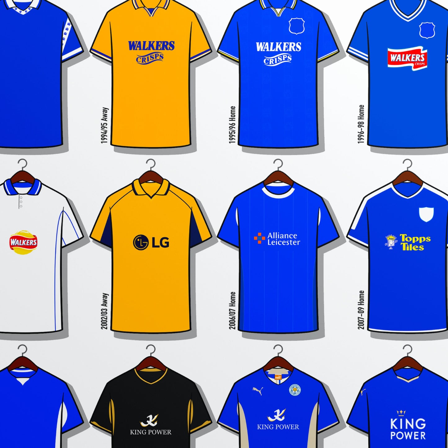 Leicester City Shirts Print