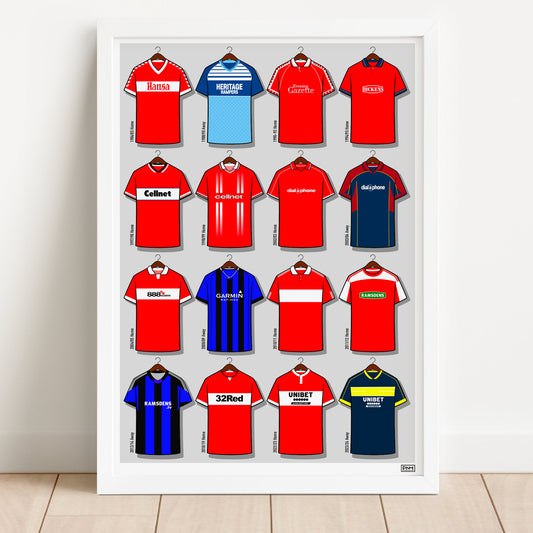 Middlesbrough Shirts Print