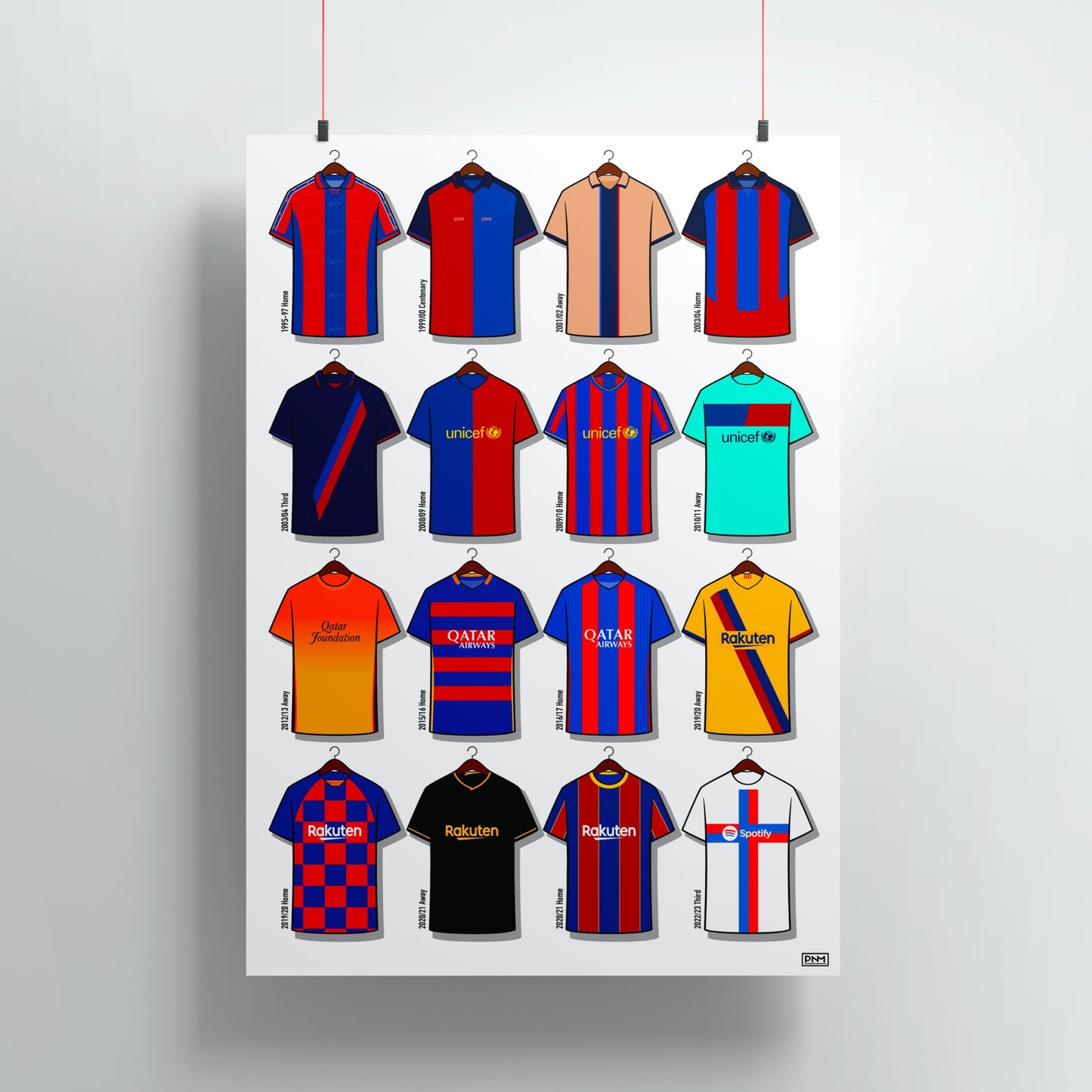 Barcelona Shirts Print
