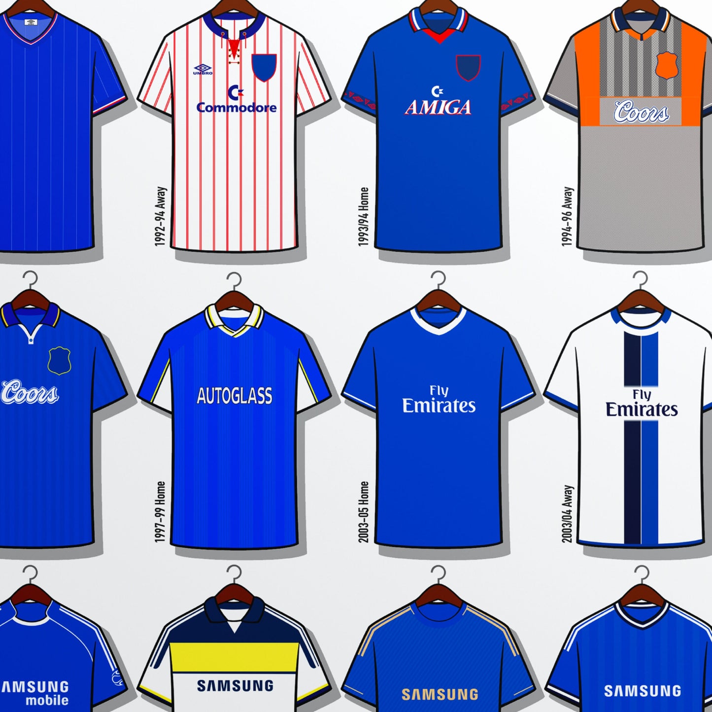Chelsea Shirts Print