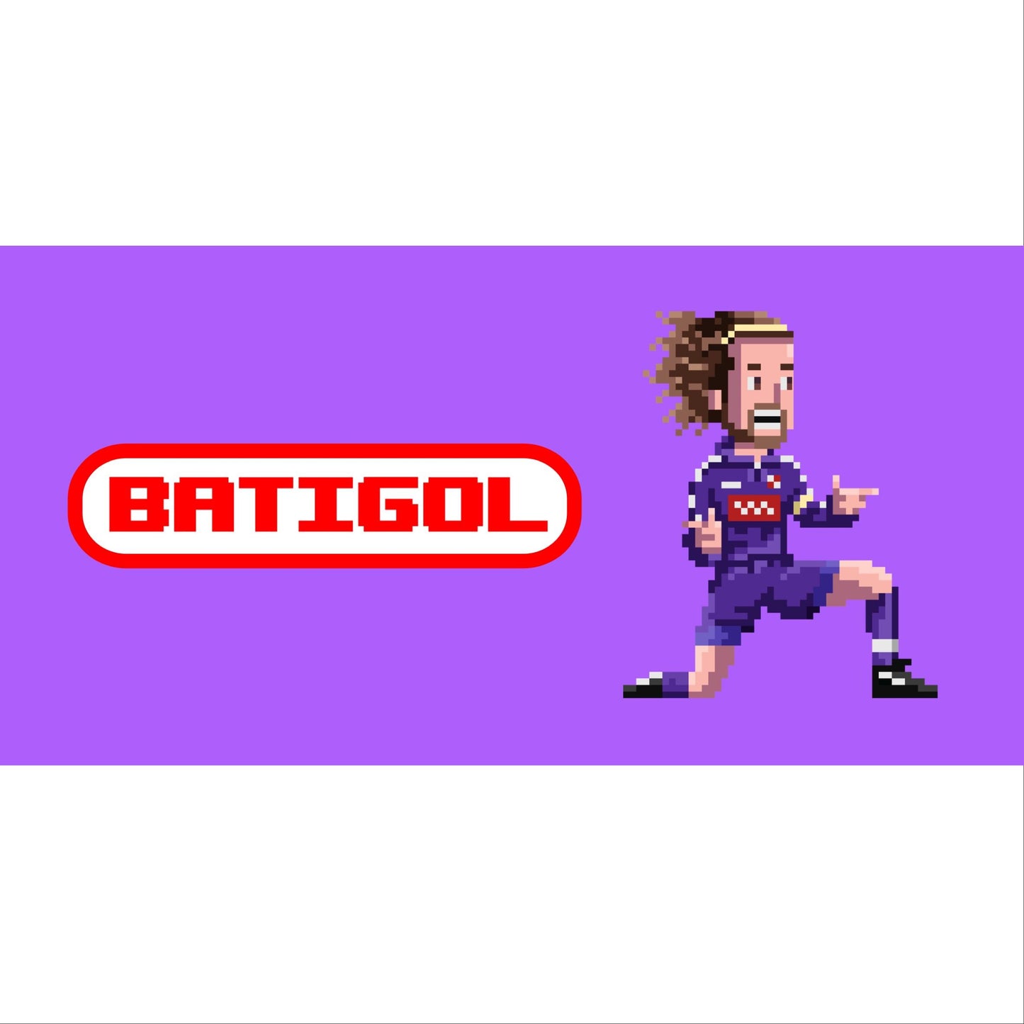 Batigol Pixel Art Mug - Batistuta
