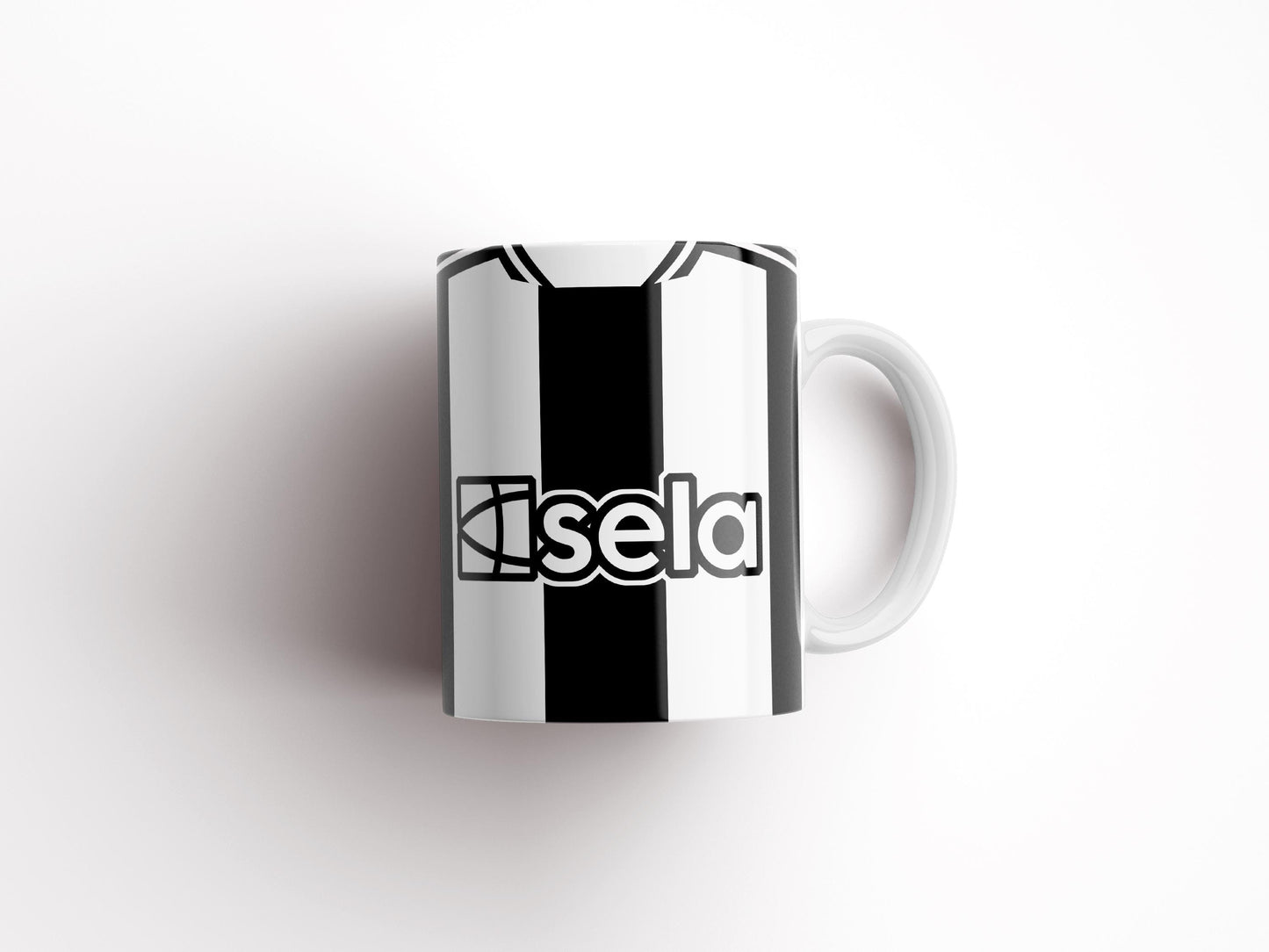 Personalised 2024/25 Newcastle Home Shirt Mug - Any Name and Number