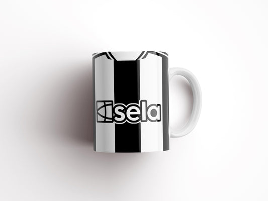 Personalised 2024/25 Newcastle Home Shirt Mug - Any Name and Number