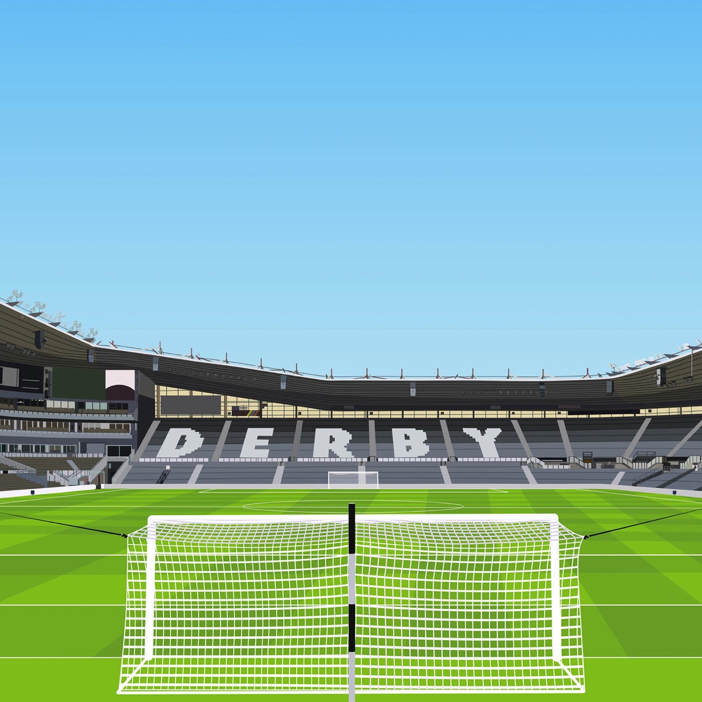 Pride Park Stadium Print