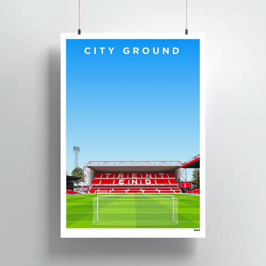 City Ground Stadium Print - Nottingham Forest