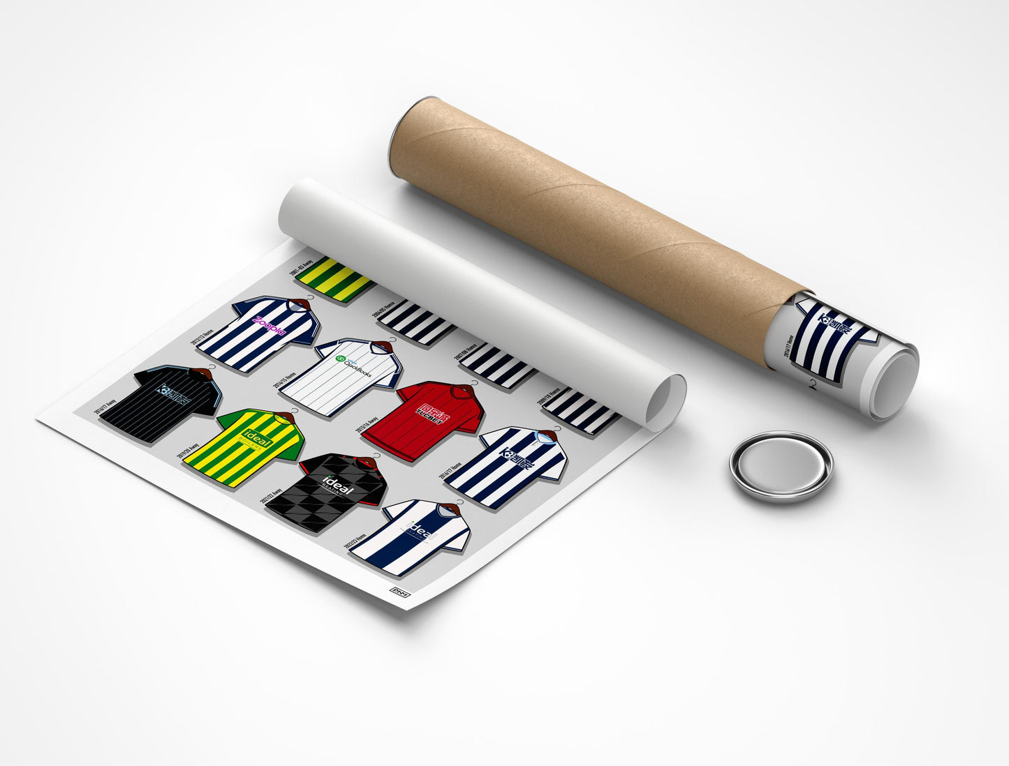 West Bromich Albion Shirts Print - WBA