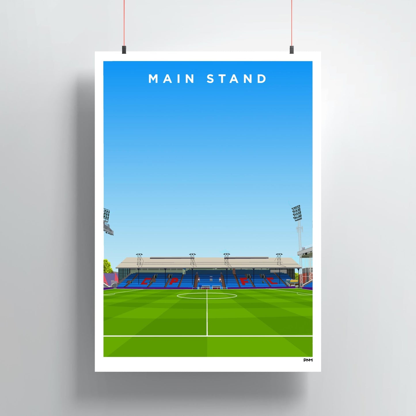 Main Stand Print - Crystal Palace - Selhurst Park