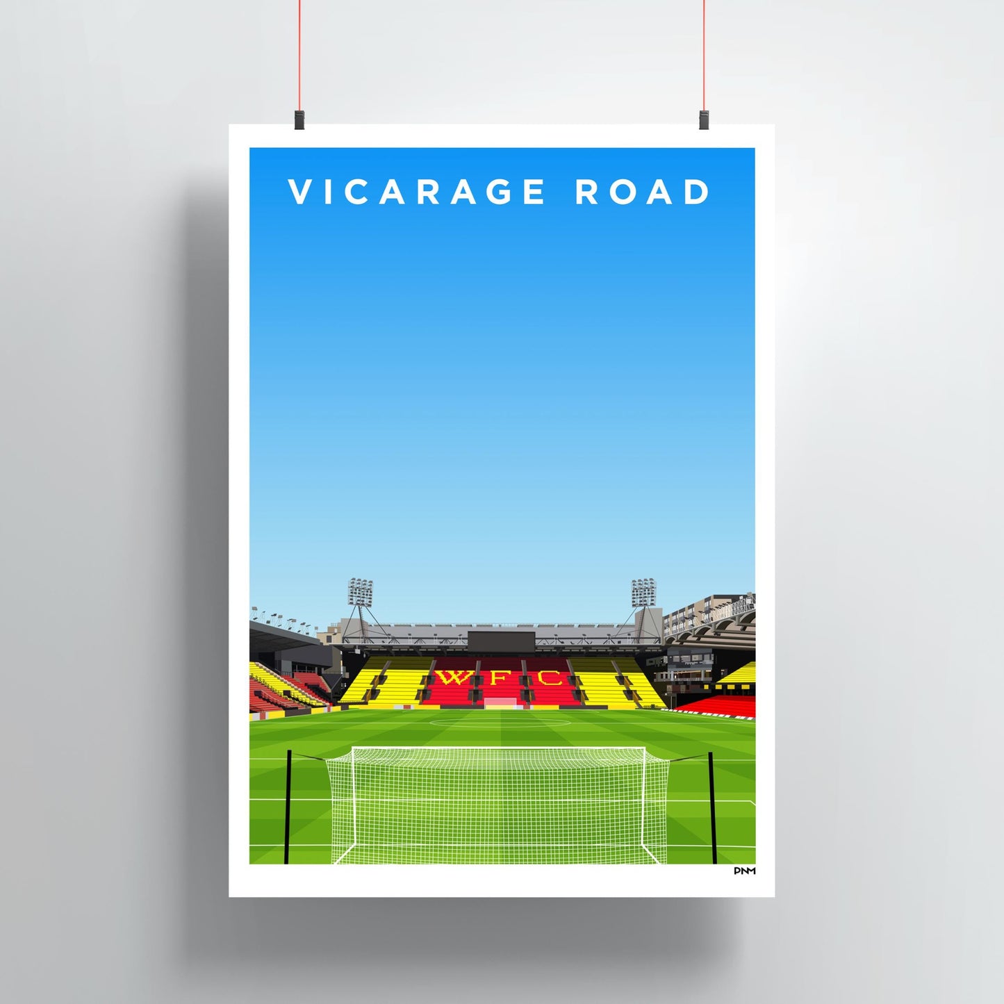 Vicarage Road Stadium Print - Watford