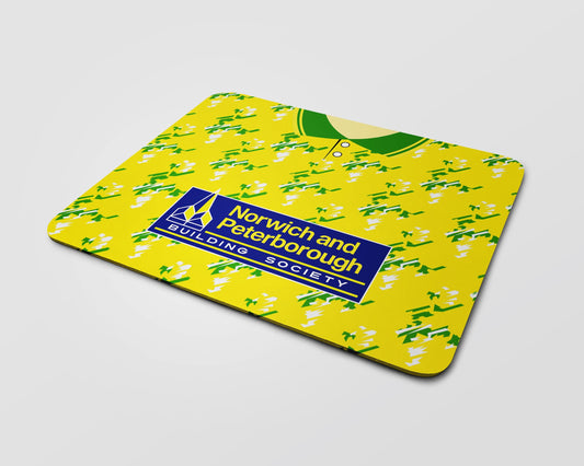 Retro Norwich City Mouse Mat