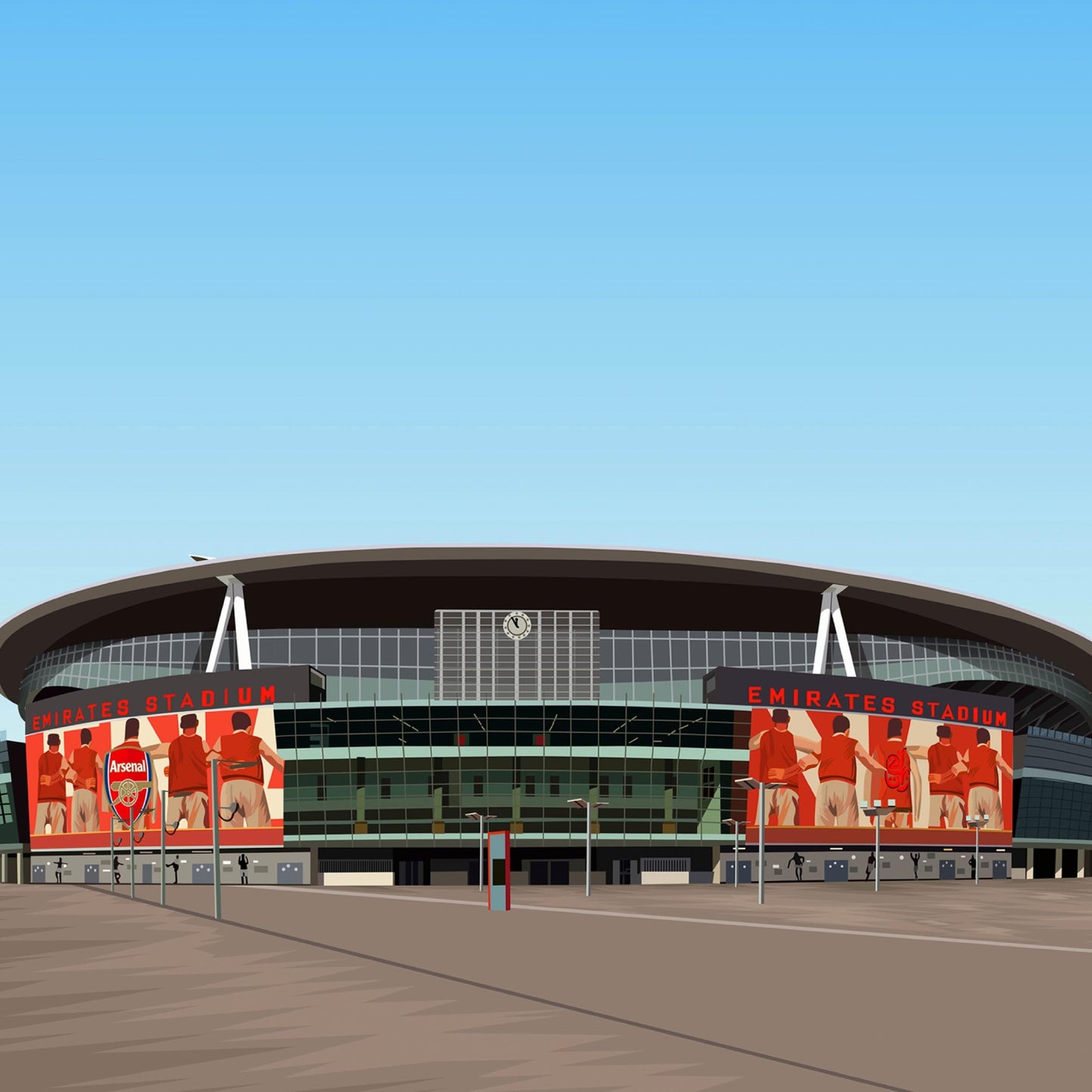 Emirates Stadium Print - Arsenal