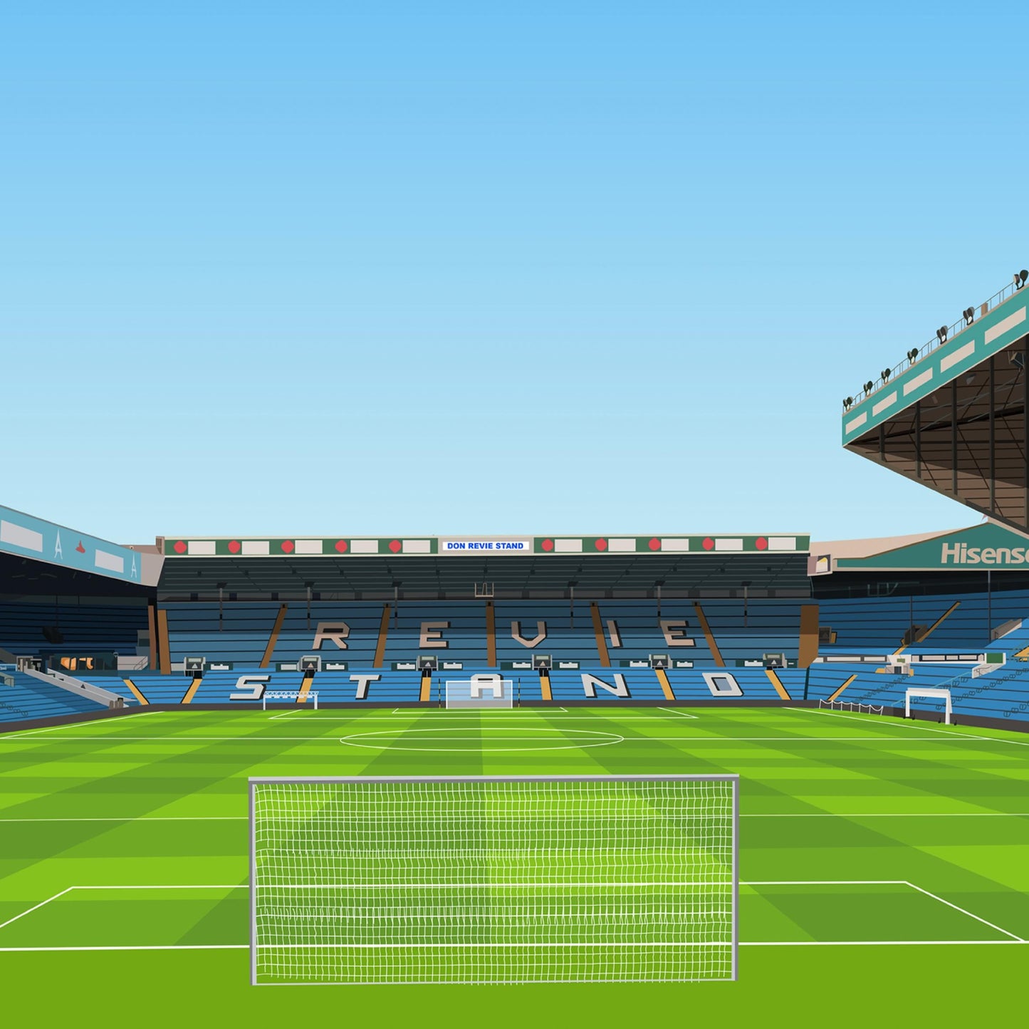 Elland Road Stadium Print