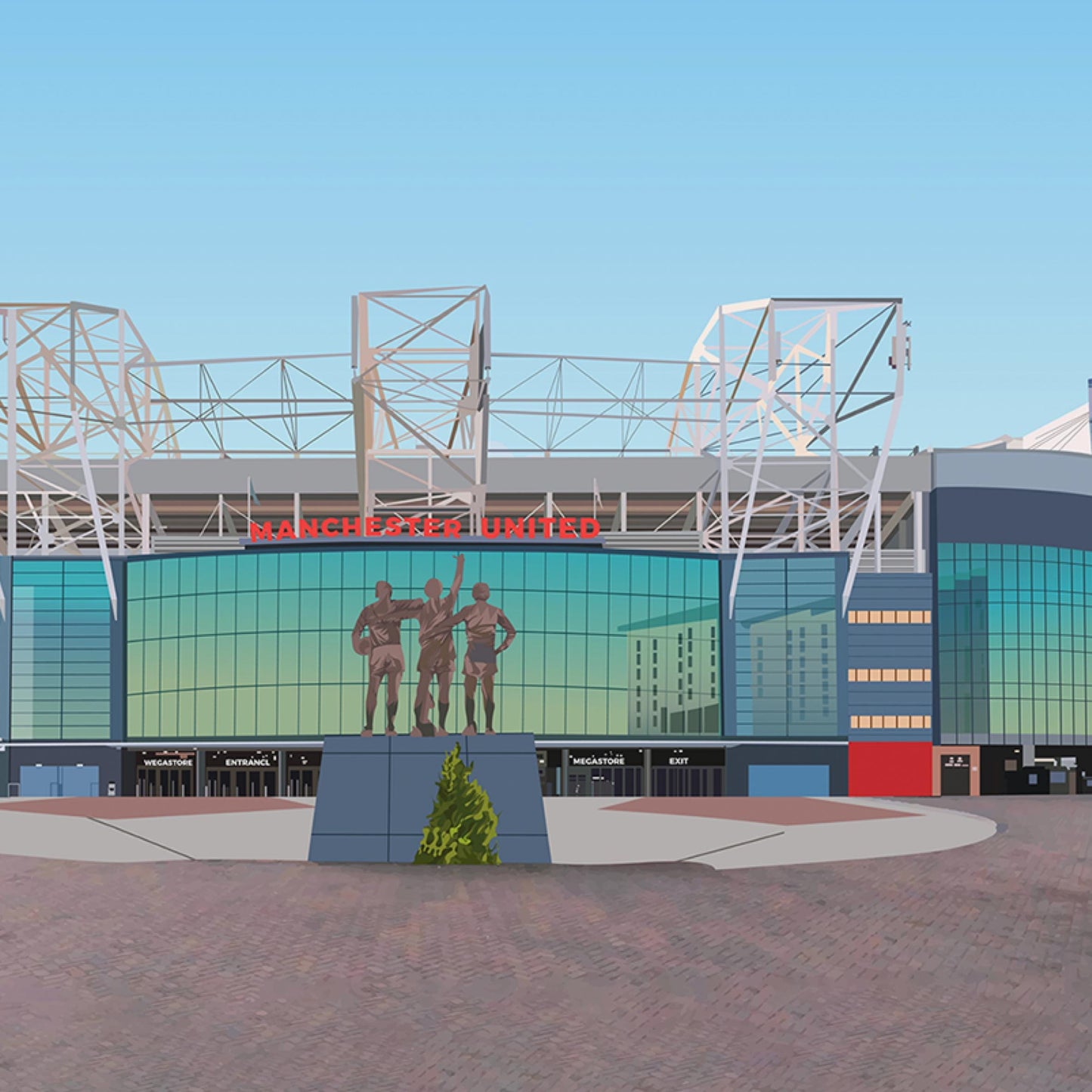 Old Trafford Stadium Print