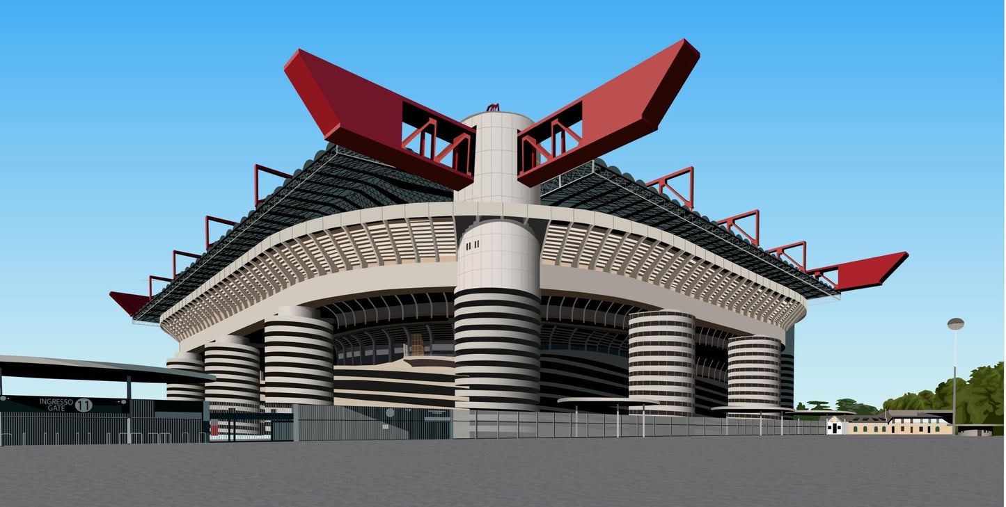 San Siro Stadium Mug - AC Milan - Inter Milan