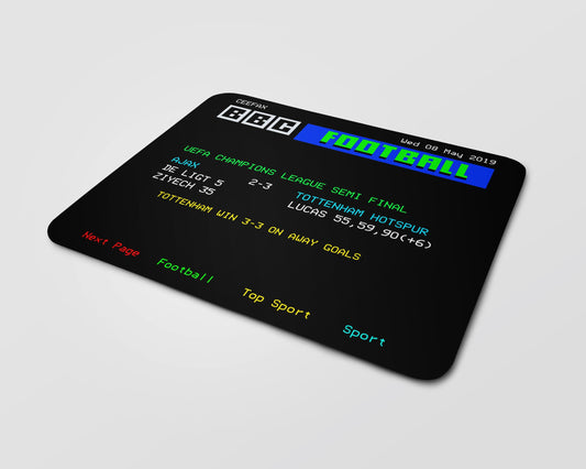 Personalised Retro Ceefax Mouse Mat