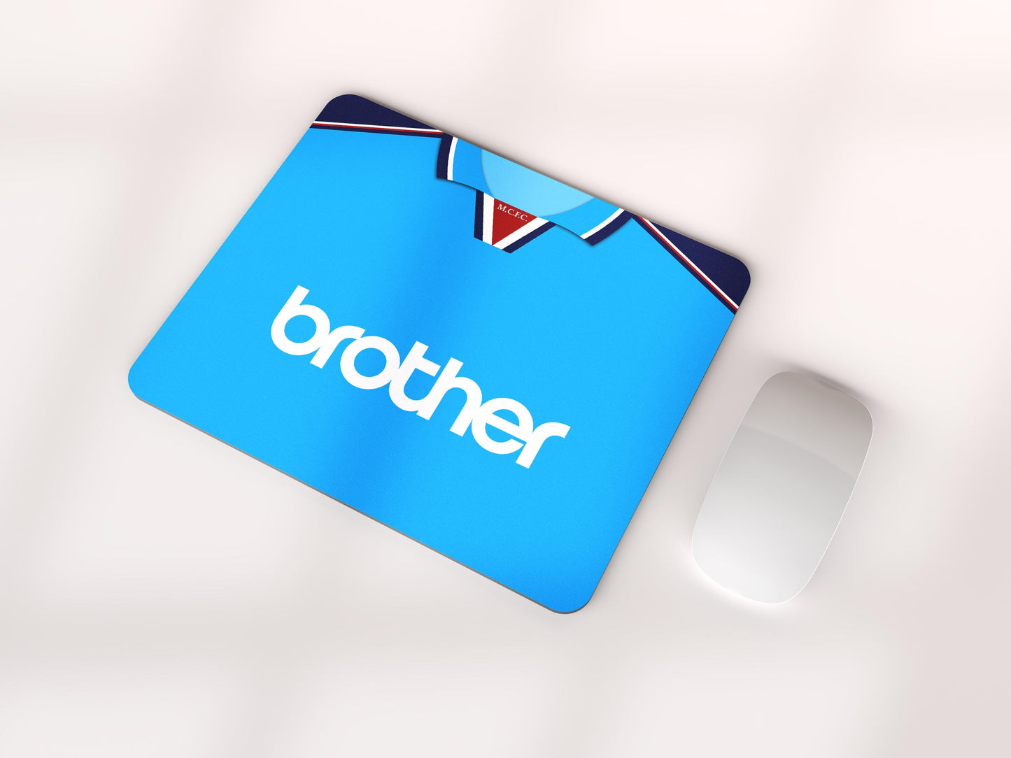 Retro Man City Mouse Mat