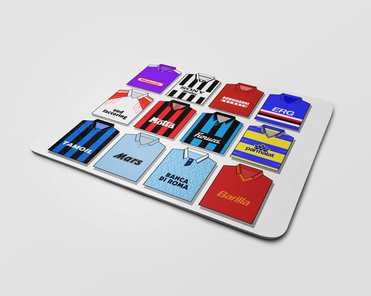 90s Serie A Shirts Mouse Mat
