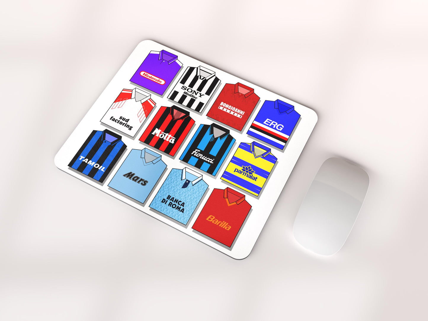 90s Serie A Shirts Mouse Mat