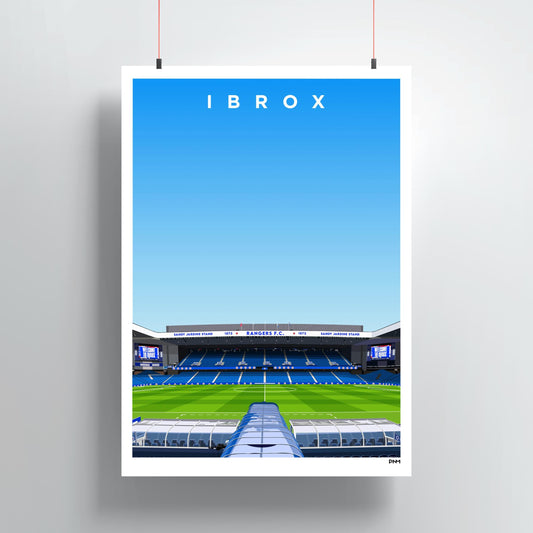 Ibrox Stadium Print