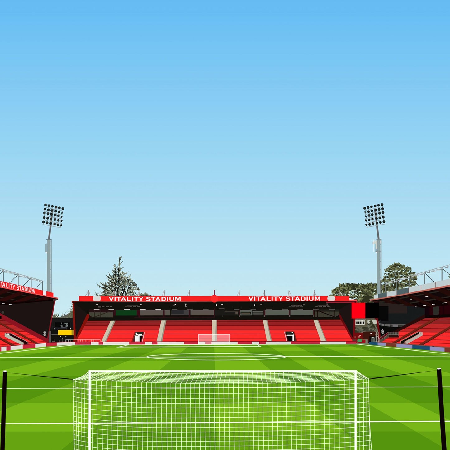 Bournemouth Stadium Print
