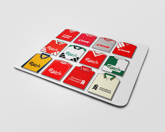 Liverpool Shirts Mouse Mat