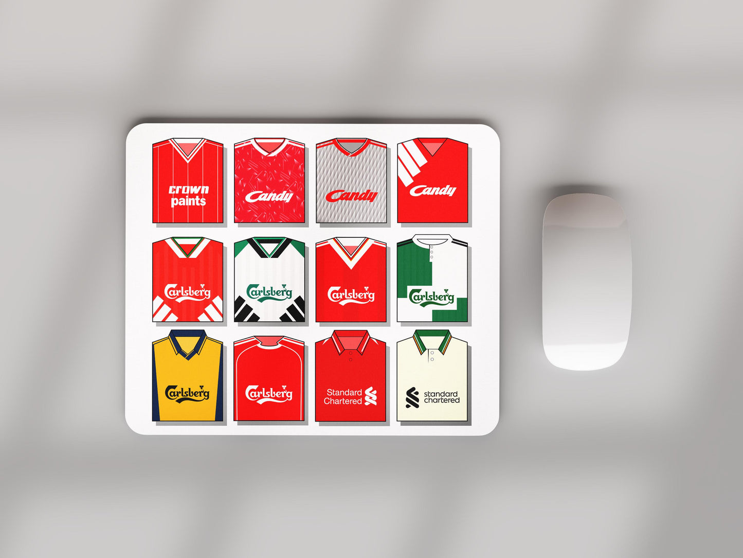 Liverpool Shirts Mouse Mat