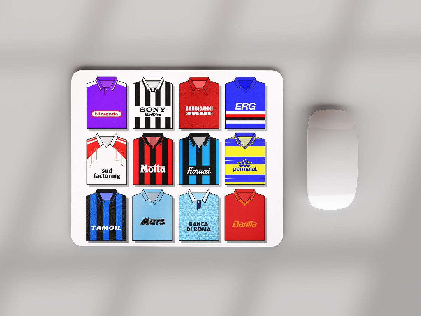 90s Serie A Shirts Mouse Mat