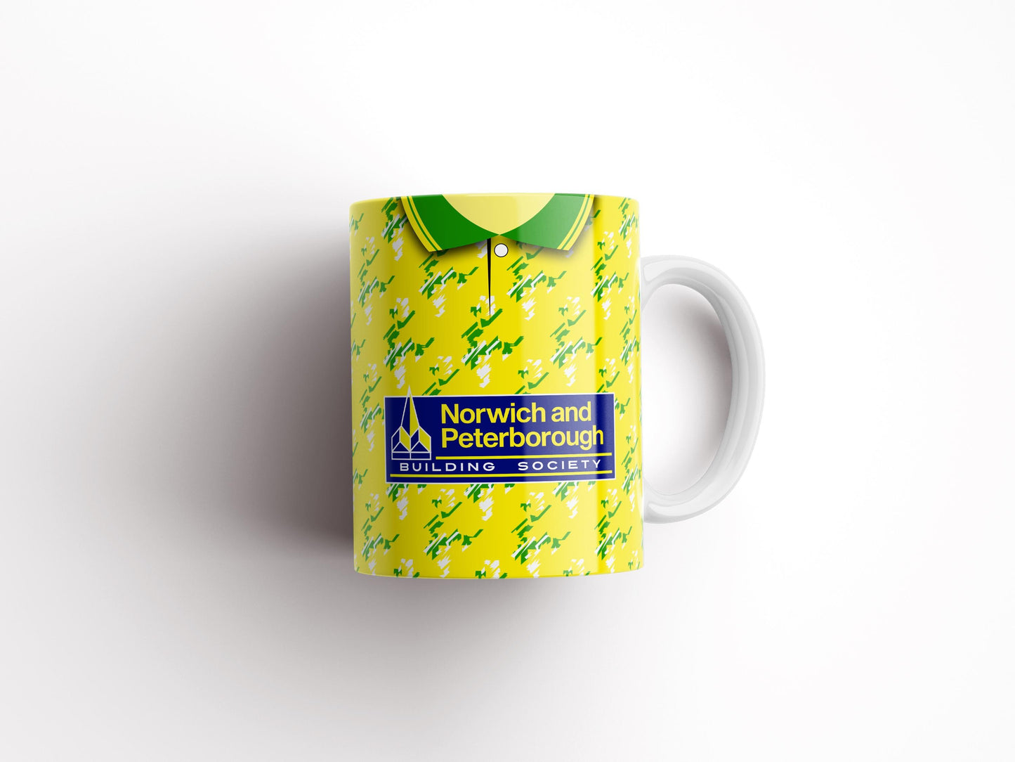 Personalised Retro Norwich Mug - Any Name and Number