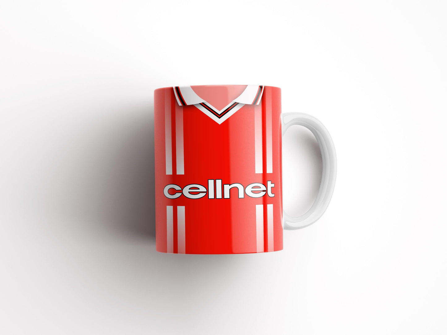 Personalised Retro Middlesborough Mug - Any Name and Number