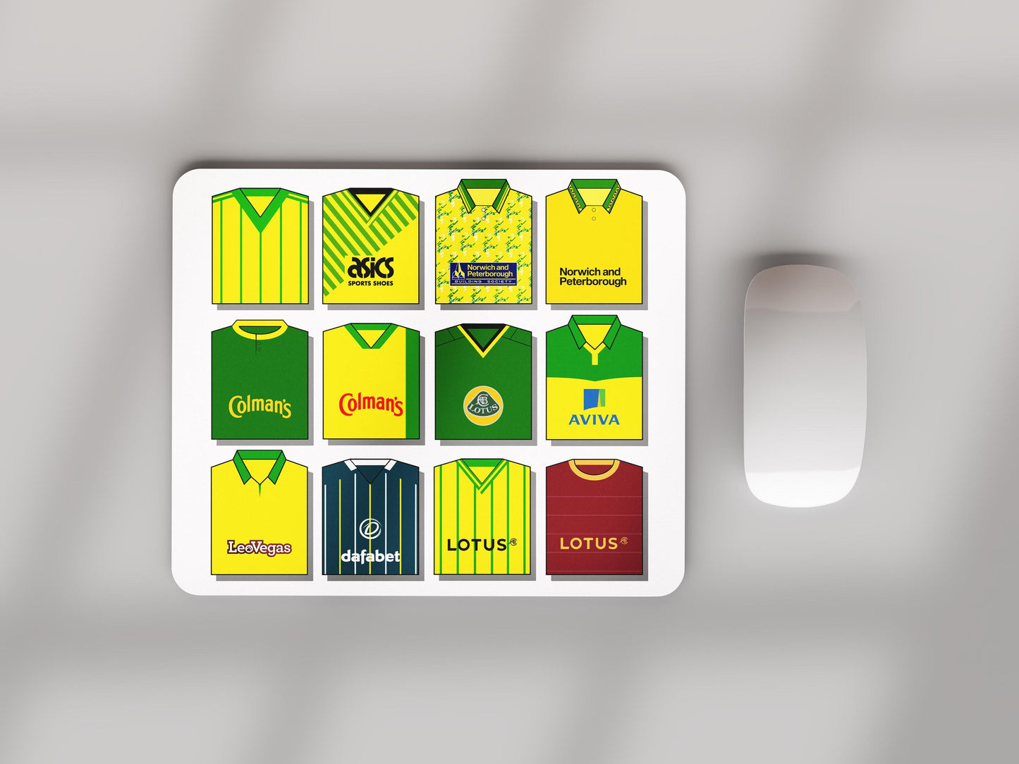 Norwich Shirts Mouse Mat