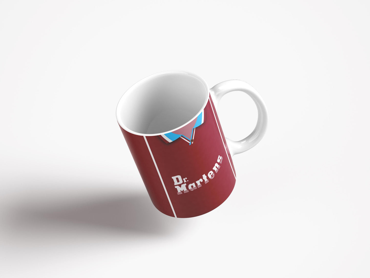 Personalised Retro West Ham Mug - Any Name and Number