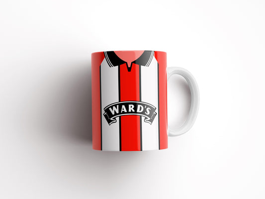 Personalised Retro Sheff United Mug - Any Name and Number