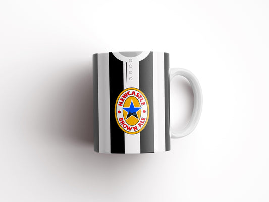 Personalised Retro Newcastle Mug - Any Name and Number