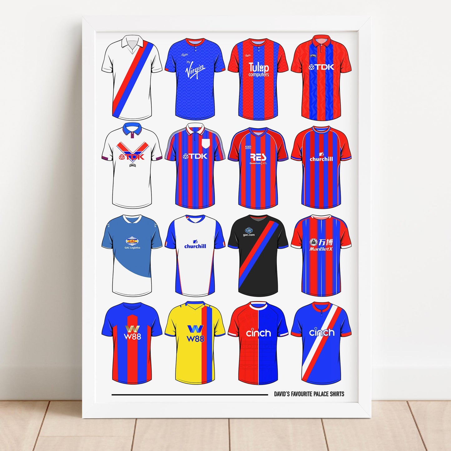 Personalised Crystal Palace Shirts Print