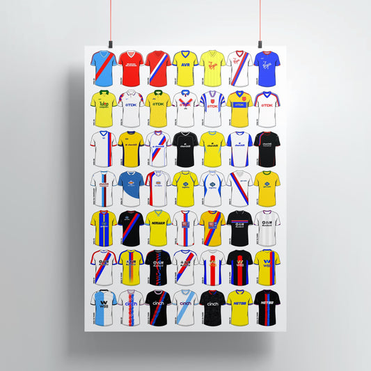 Crystal Palace Away Shirts Print
